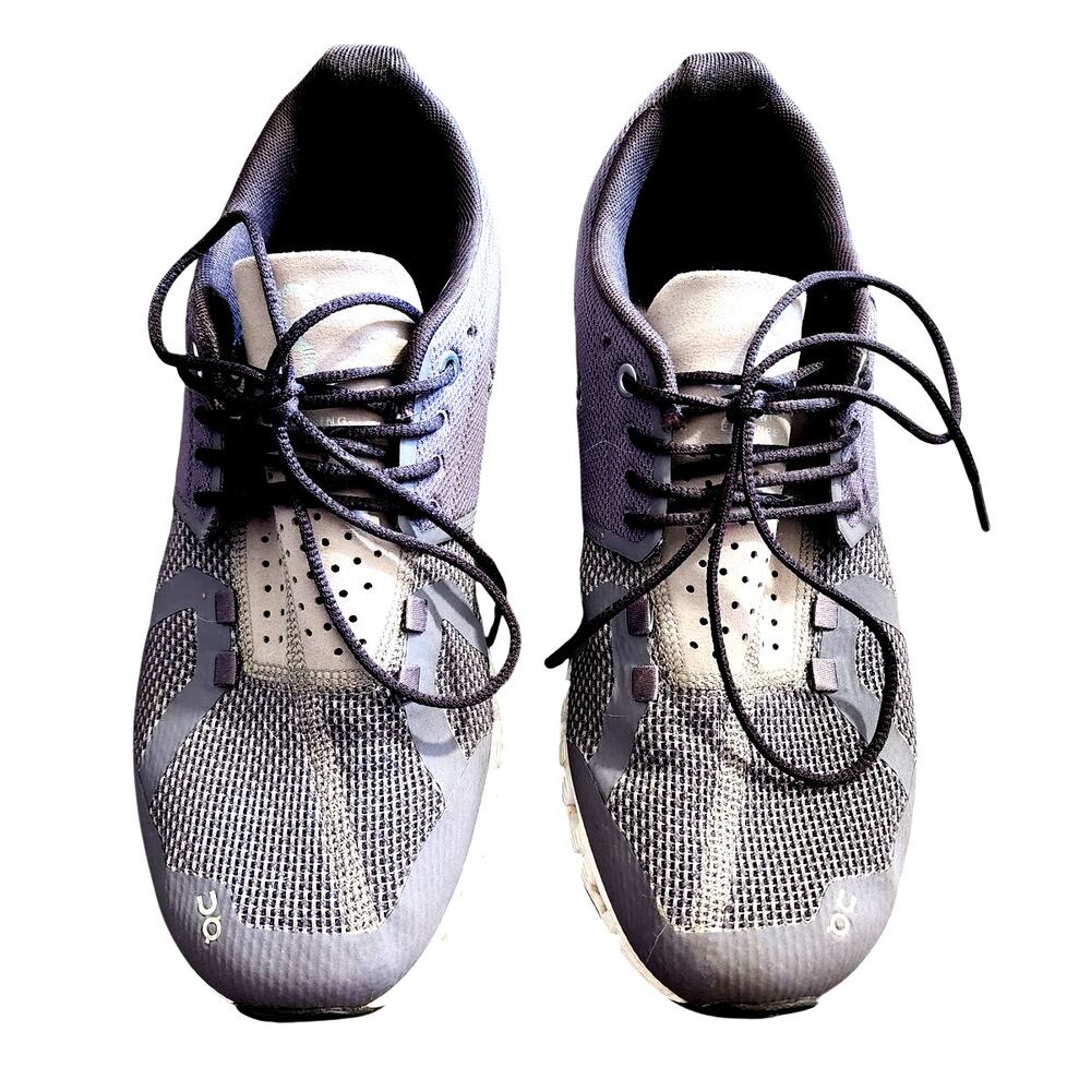 On Cloud Running Shoes grey Shark Pebble Seliga Athletic Size 9.5